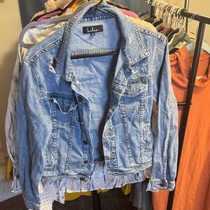 Lulu's Classic Light Blue Jean Jacket